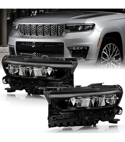 JEEP GRAND CHEROKEE WL L 2021&ndash; ФАРИ ЛІВА + ПРАВА FULL LED ЖОВТИЙ LED VS100212 фото
