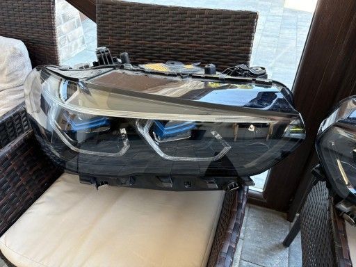 Фари LASER SHADOW для BMW X5 G05 / X6 G06 5A279B1 5A279B2, передні, затемнені, EU, нові VS100241 фото