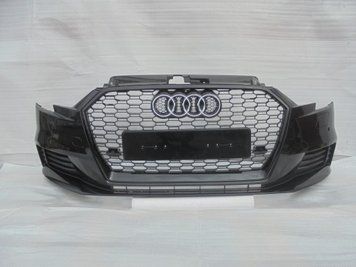 НОВИЙ ОРИГІНАЛЬНИЙ ПЕРЕДНІЙ БАМПЕР З ГРИЛЕМ AUDI A3 8V3 HB LIFT FL 16-20 6PDC LY9B ІДЕАЛЬНИЙ VS100526 фото