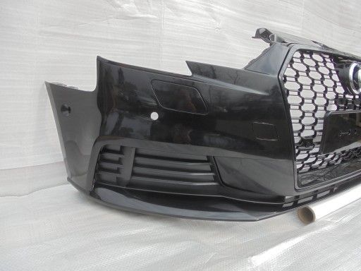 НОВИЙ ОРИГІНАЛЬНИЙ ПЕРЕДНІЙ БАМПЕР З ГРИЛЕМ AUDI A3 8V3 HB LIFT FL 16-20 6PDC LY9B ІДЕАЛЬНИЙ VS100526 фото