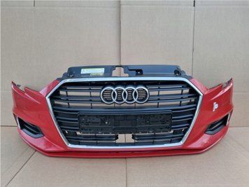 AUDI A3 8V LIFT СЕДАН ПЕРЕДНІЙ БАМПЕР КОМПЛЕКТНИЙ 4x PDC ЗРОБЛЕНІ СИСТЕМОЮ ОМИВАННЯ VS100527 фото