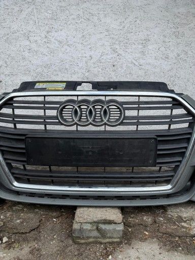 AUDI A3 S-LINE LIFT 2017-19 РІК 8V3807437AM БАМПЕР ПЕРЕДНІЙ VS100529 фото