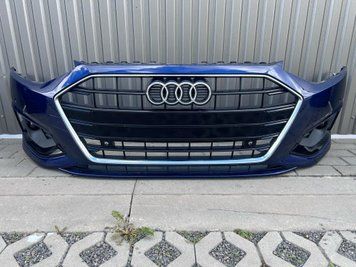 Audi A4 B9 рестайлінг (FL) передній бампер LX5H 4x PDC 2019&ndash;2024 рр., комплектний VS100338 фото